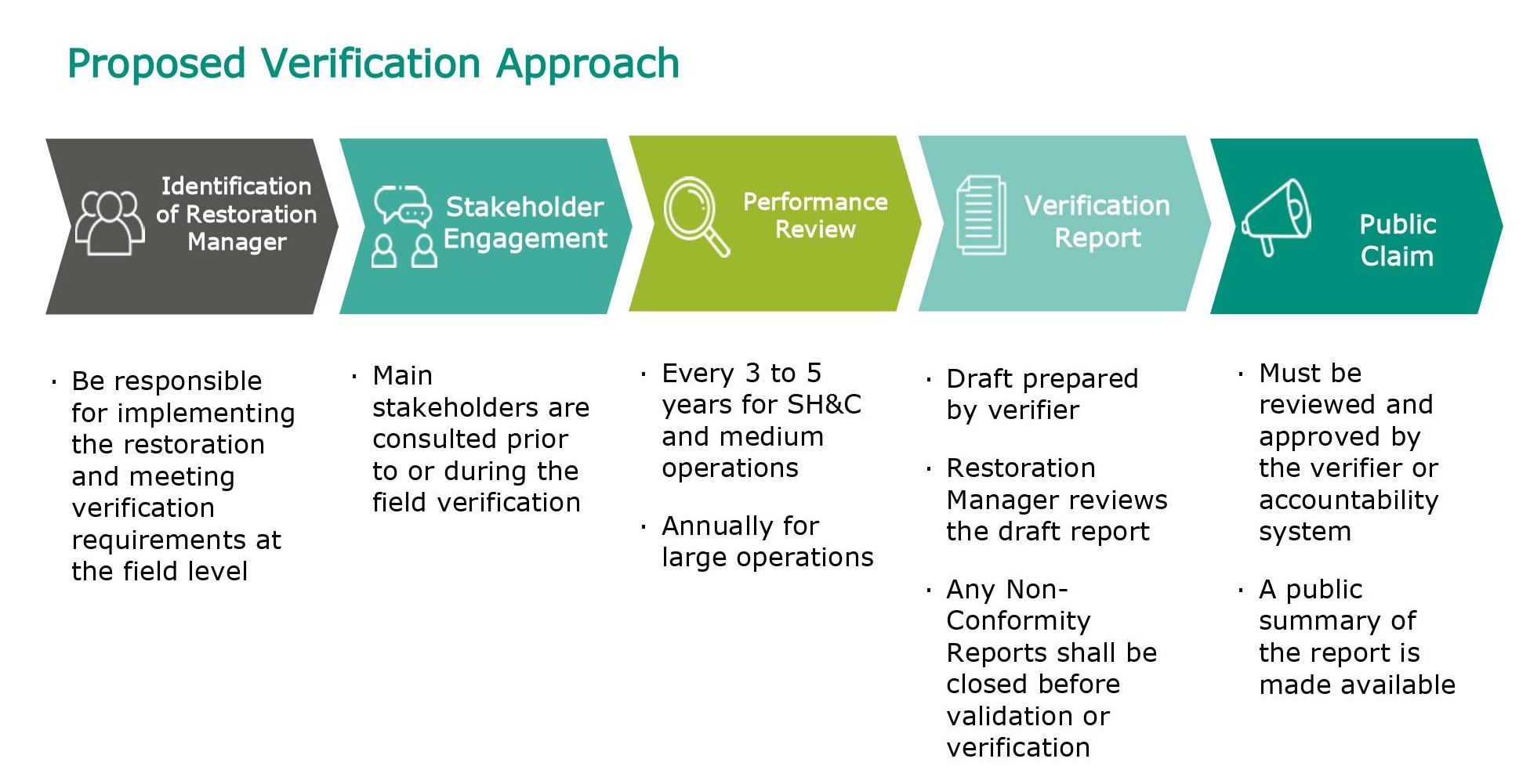 Proposed verification approach