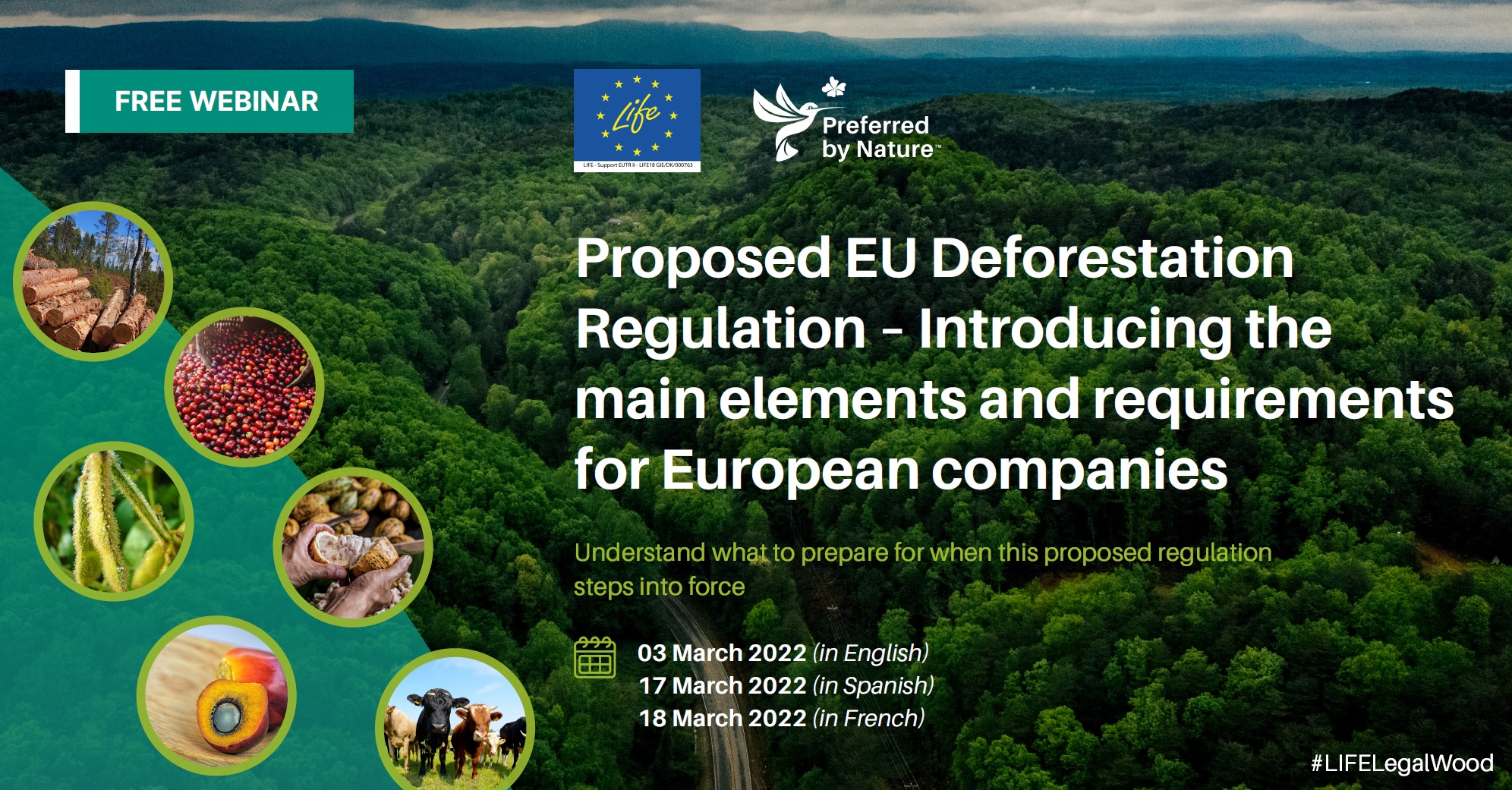 Press release: Webinar on the EU proposal for a regulation on deforestation-free products