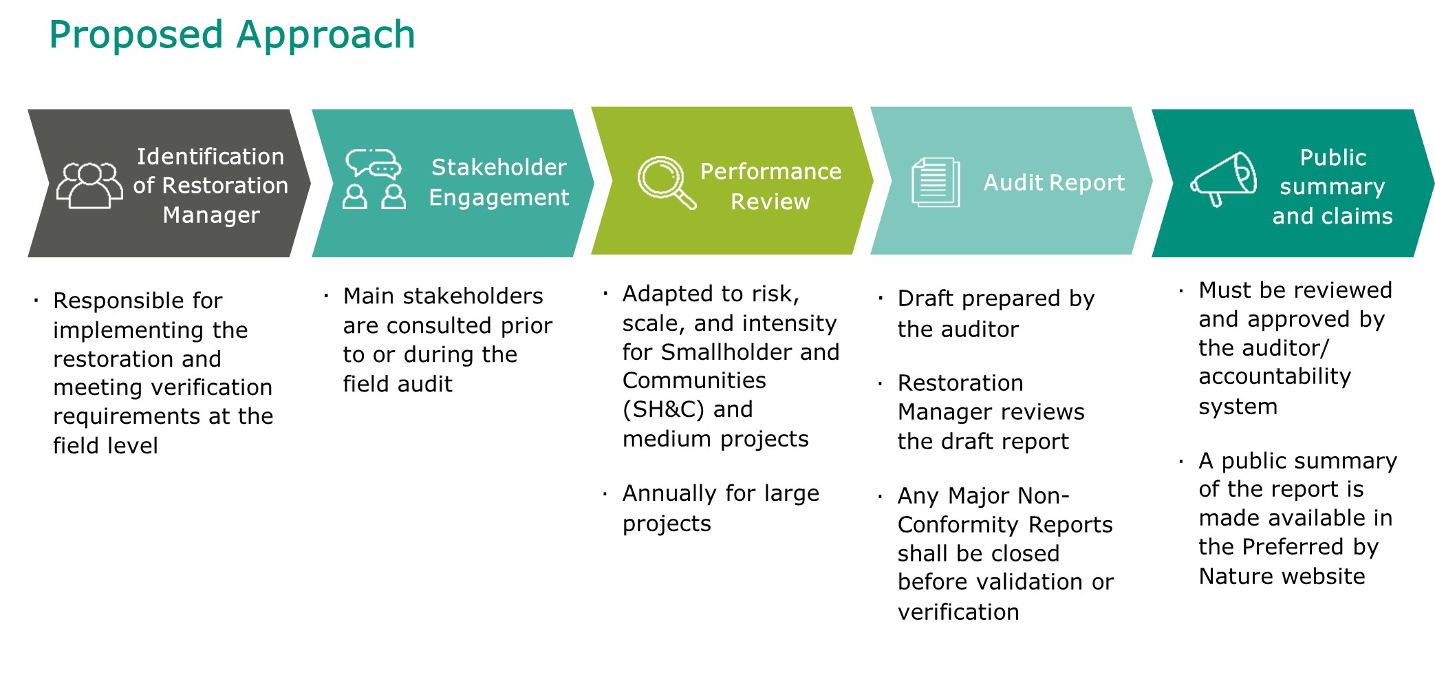 Proposed verification approach