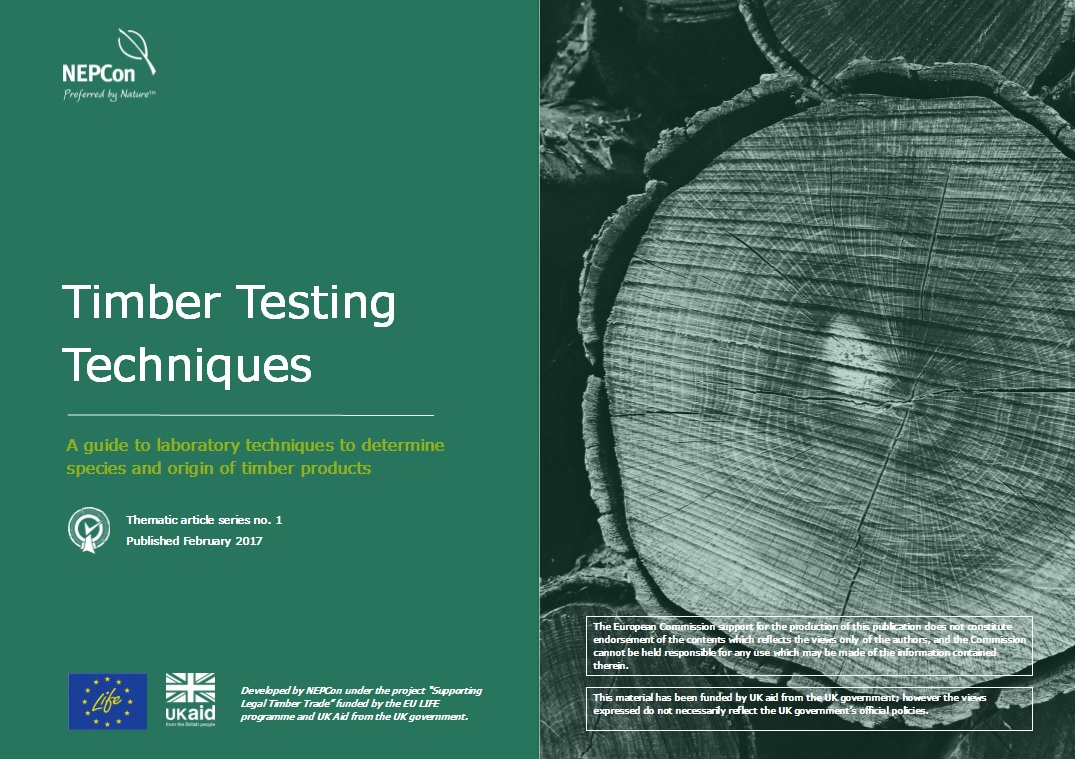 Timber testing front page