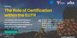 Webinar Role of certification in EUTR