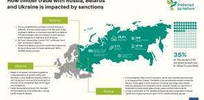 Russia Belarus Ukraine timber infographic