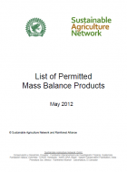 List of Permitted Mass Balance Products