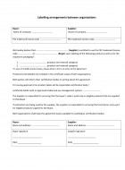 FSC Labelling Agreement Template