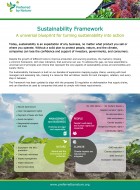 Sustainability Framework Infosheet