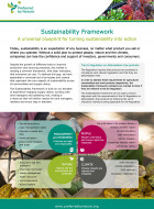 Sustainability Framework Infosheet