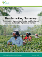 Benchmarking summary: Sustainability Framework & Rainforest Alliance Sustainable Agriculture Standard