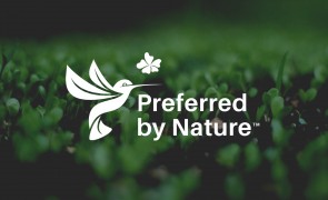 Preferred by Nature logo on green background